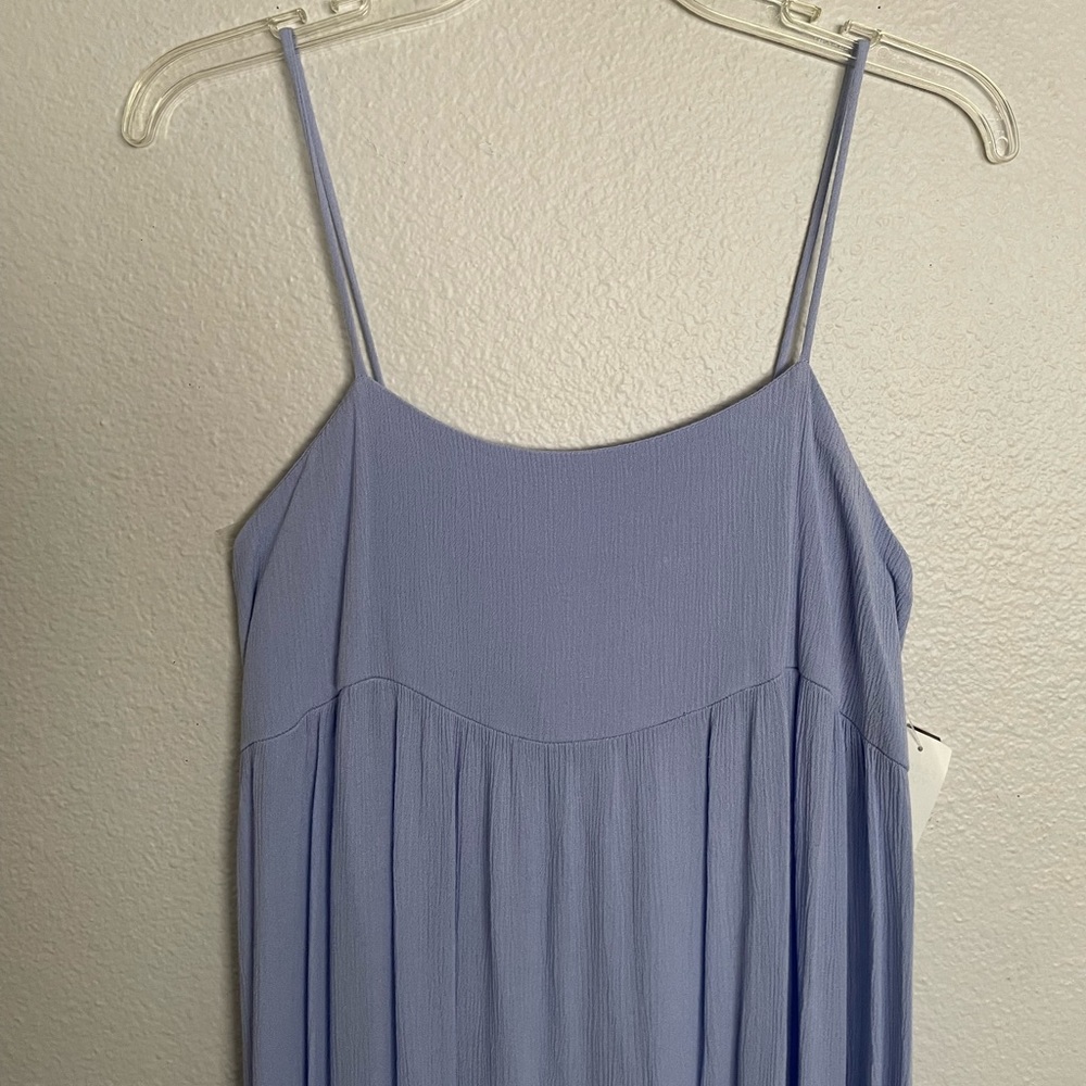 🆕 NWT light blue babydoll midi dress - Picture 4 of 5